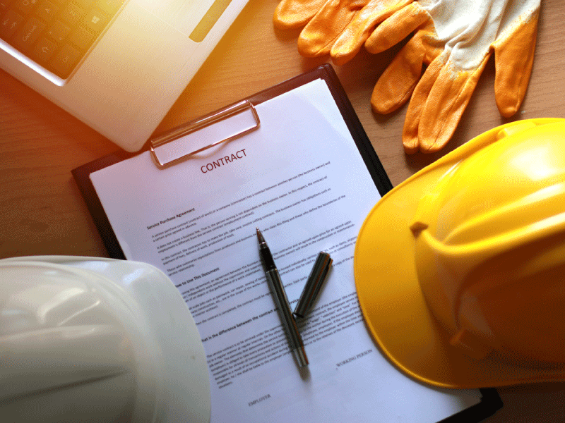 construction contracts writing firm